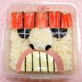 シャンプーハット's cooksnap of when they made ★旦那用キャラ弁　キン肉ハウス　*Ｙｍ*.