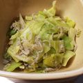 chacha_may's cooksnap of when they made *あと1品にキャベツとしらすの煮浸し*.