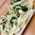 ＯＭＳＫＡＯ's cooksnap of when they made 簡単一品☆大根と春菊のやみつき和え.