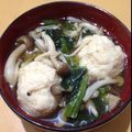 asami710's cooksnap of when they made おから入り肉団子ときのこのスープ.