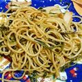 mamananaママ's cooksnap of when they made ズボラ〜‼エリンギ水菜の醤油マヨパスタ♡.