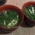 光美ママ's cooksnap of when they made 水菜とハムのスープ.