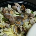 ジョンの姉's cooksnap of when they made アサリと春野菜をタンジ鍋で酒蒸し.