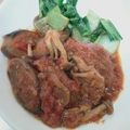 ＫＹかあさん's cooksnap of when they made きのこたっぷりトマト缶で煮込みハンバーグ.