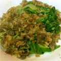 げん君's cooksnap of when they made 牛肉とレタスのガーリックチャーハン.