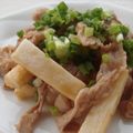 kachimachi's cooksnap of when they made ★シャキシャキ長芋♪簡単♪豚肉炒め★.