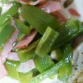 けいぽむ03's cooksnap of when they made ＊ルクエdeピーマン＆ベーコン蒸し＊.