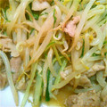 watsun's cooksnap of when they made とろとろ!もやしと水菜の炒め物.