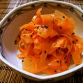 夢桃アッコ's cooksnap of when they made にんじんの香りごま油和え.