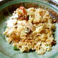 efuko♪'s cooksnap of when they made フライドチキンで焦がしバターチキンピラフ.