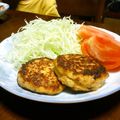 かきかけ's cooksnap of when they made 少ないお肉で　簡単プチ野菜バーグ.