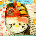 マッハママ's cooksnap of when they made キャラ弁＊ペタペタキティちゃん.
