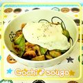 sougo78's cooksnap of when they made 半熟卵のせ*アボカドの甘辛焼きうどん*.