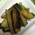 ゆいとん隊長's cooksnap of when they made 茄子とニラのポン炒め♪.