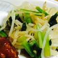 ほの☆まな's cooksnap of when they made 超簡単：もやしと小松菜のお浸し.