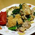 ⭐️ラム⭐️'s cooksnap of when they made 豚とほうれん草と厚揚げの炒め物.