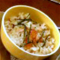 pazzy's cooksnap of when they made 簡単★鮭とたっぷりシメジの炊き込みごはん.