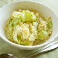 簡単手抜きママ's cooksnap of when they made 塩麹で＊ふわふわ♡レタス炒飯＊.