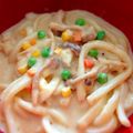 はるき♡'s cooksnap of when they made ✿レンジで簡単❤味噌うどんグラタン✿.