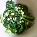オノ・アリス's cooksnap of when they made ほうれん草とコーンのドレッシング和え.