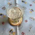 yesmama's cooksnap of when they made 黒ごまきな粉バナナ豆乳スムージー.