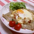 赤い電話's cooksnap of when they made ガレット～そば粉のクレープ～.