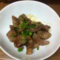 aihirooo's cooksnap of when they made ✿砂肝のにんにく味噌炒め✿.