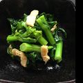 ゆんたろ。。's cooksnap of when they made 菜花の生姜風味お浸し.