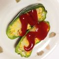 ちぃすず's cooksnap of when they made めちゃ簡単♪ピーマンのポテト＆炒り卵詰め.