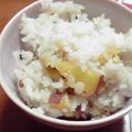 ミセスママ's cooksnap of when they made さつま芋入り☆もちもち十六穀おこわ.