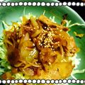 なっちょこアイス's cooksnap of when they made 簡単★豚バラの甘辛キャベツ丼.
