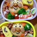 ぁきなママ's cooksnap of when they made 【キャラ弁☆簡単アンパンマン♪】.