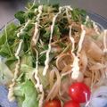 くん55's cooksnap of when they made マルちゃん正麺ごまだれ冷し中華+新タマ♪.