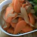 だく子's cooksnap of when they made ぉ弁当に薄いニンジンの炒め煮でごんす。.