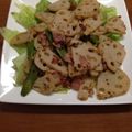 ぴとんちゃん's cooksnap of when they made 蓮根とベーコンのハニーマスタード炒め.
