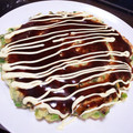☆峻希☆'s cooksnap of when they made 葉ネギのお好み焼き風♪.