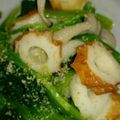 ぐうたラフ's cooksnap of when they made ほうれん草とシメジと竹輪のお浸し.