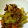 ばぁんすあん's cooksnap of when they made 新玉葱とセロリと牛肉のあっさりピリ辛炒め.