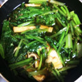 あやかayk's cooksnap of when they made ＋１品の簡単副菜：小松菜と揚げの煮浸し.