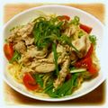 ちな＿'s cooksnap of when they made 爽やか☆ゆず胡椒風味の冷しゃぶパスタ.