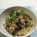 ジュントシ's cooksnap of when they made サバ缶で炊き込み玄米ごはん♪.