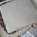 kotohime00's cooksnap of when they made キ・モ・チ♡　チーズケーキ味のトースト.