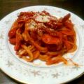 めぇやん❁﻿mama's cooksnap of when they made まろやかナポリうどん.