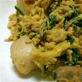nyachi33's cooksnap of when they made ニラ玉キノコ入り.