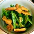 みやたのこまる's cooksnap of when they made ★母の味★小松菜とおあげさんのおひたし.