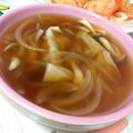 merci0u0's cooksnap of when they made 簡単♪冷凍餃子でスープ♪.