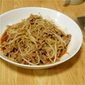 はるなな＊'s cooksnap of when they made もやしと挽肉のほんのりピリ辛炒め.