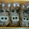 siwonmo's cooksnap of when they made うま年キャラ弁にも♪簡単お馬さんお稲荷.