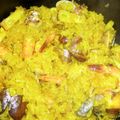 misrecetas's cooksnap of when they made 炊飯器パエリア～～♪.