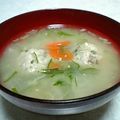 お米つぶ's cooksnap of when they made 身体も心も温まるイワシのつみれ汁.